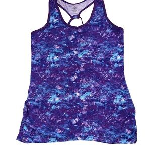 NWOT- GAIAM Vibrant Purple and Blue Tank Top